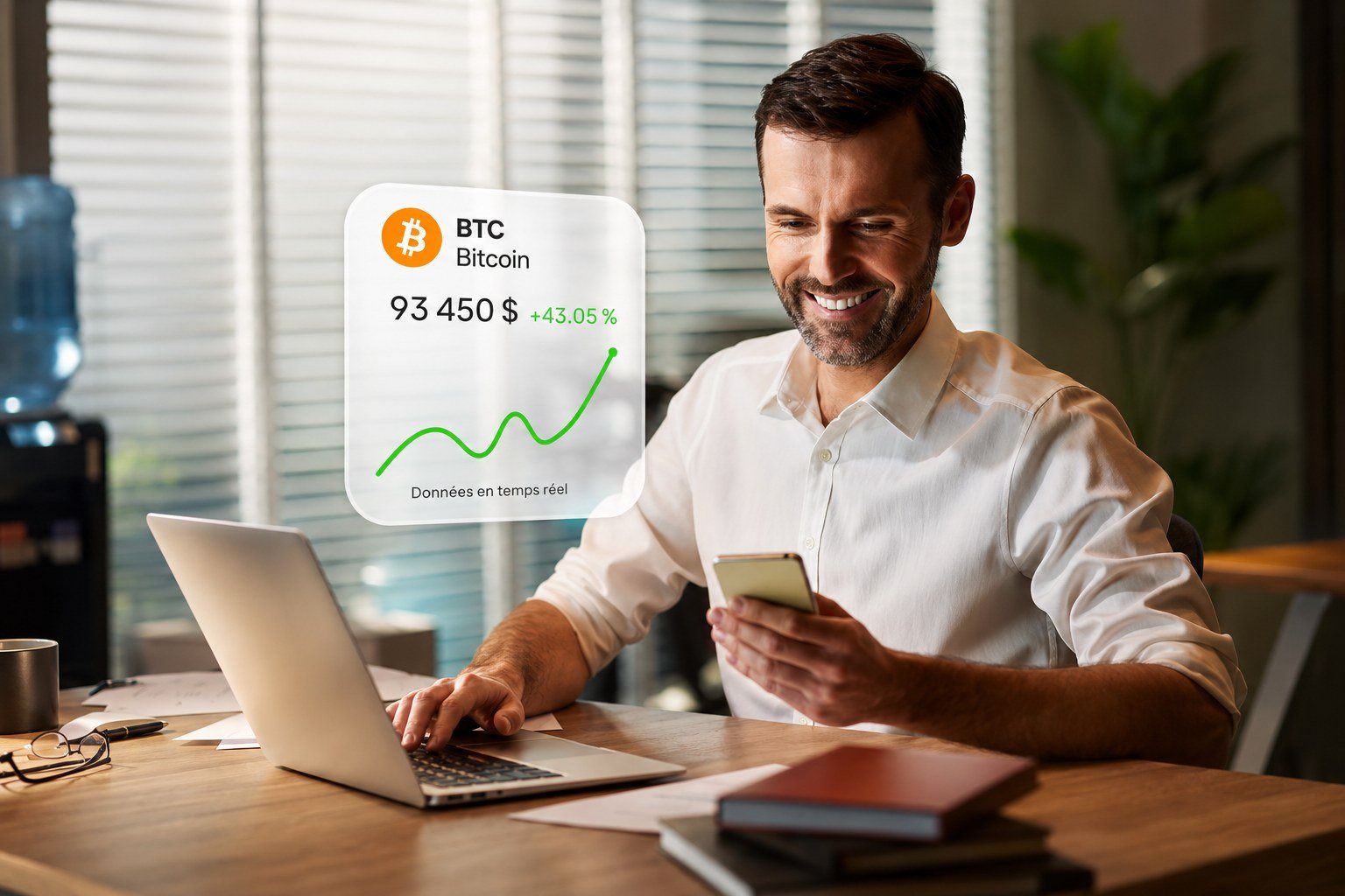 Crypto-Bond mobile wallet notification